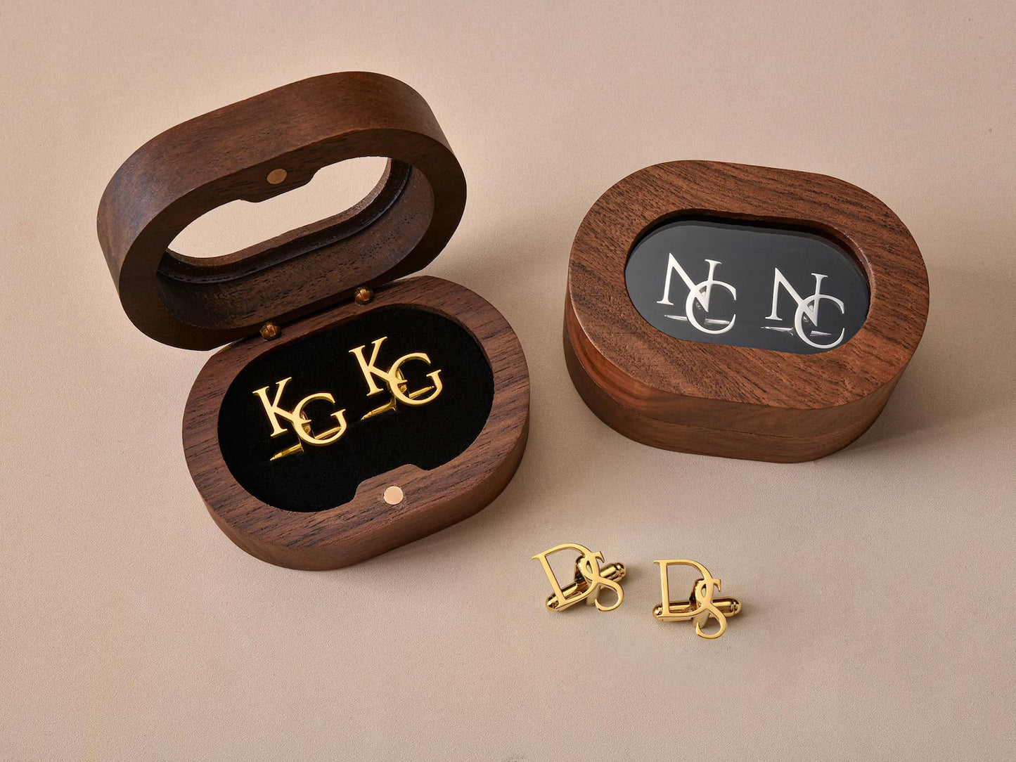 Initials cufflinks Christmas SPECIAL!