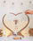 Fall SALE: Heart Guest Book + FREE Cake Topper