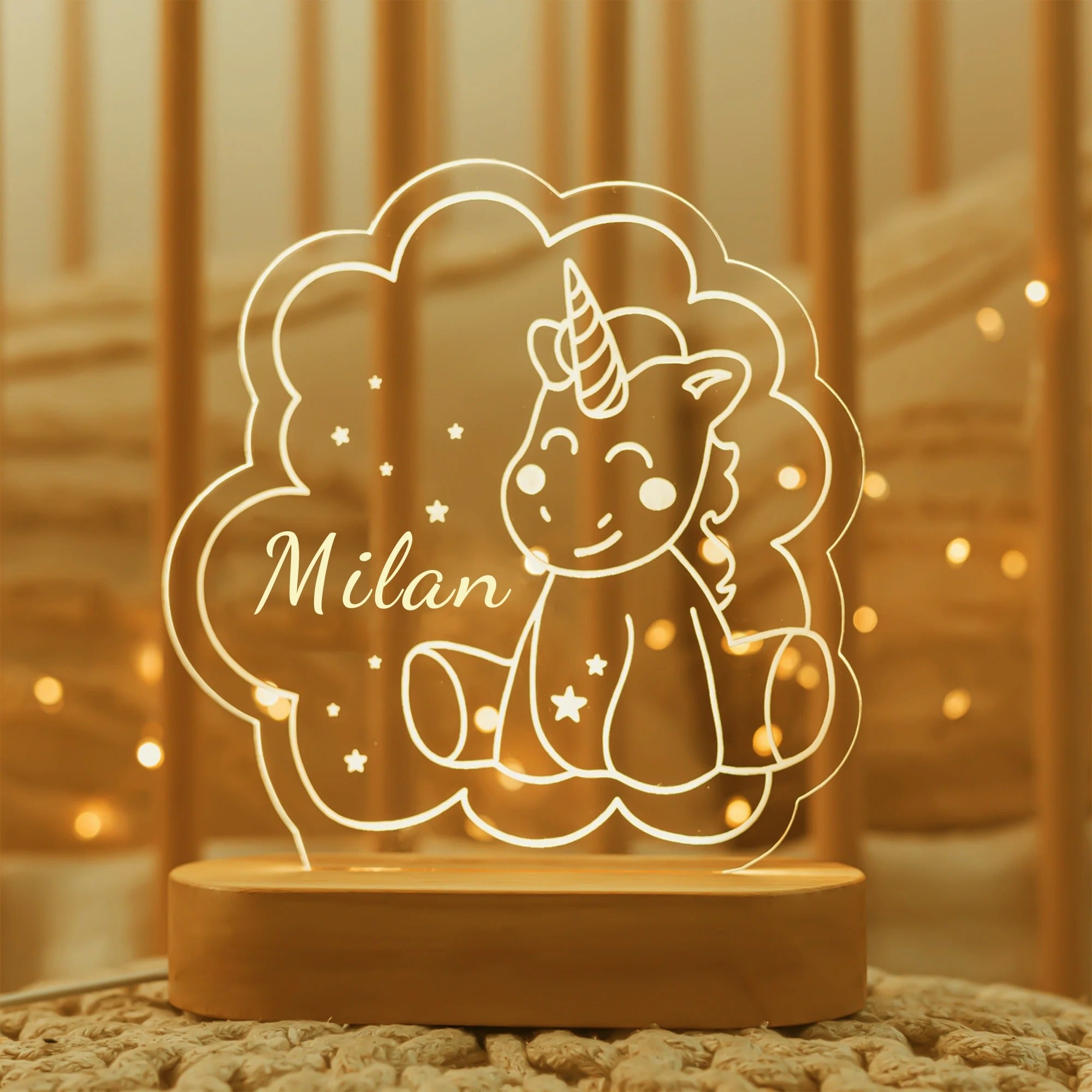 Personalized Children Name Lamp