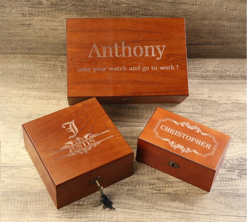 Personalized Watch Box