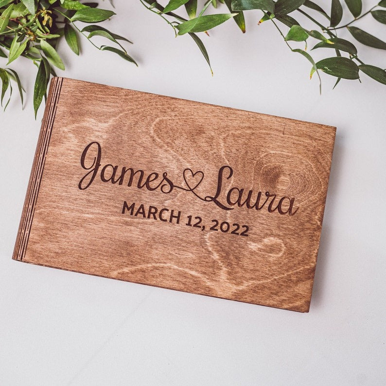 Personalized Wooden Book