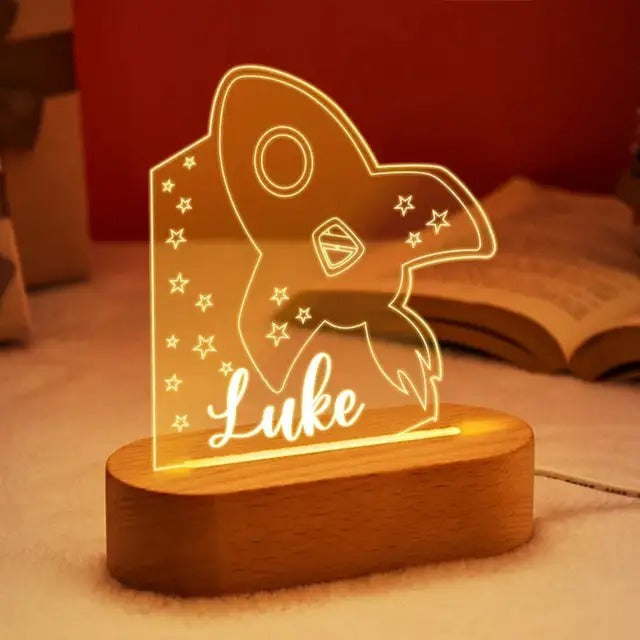 Personalized Children Name Lamp