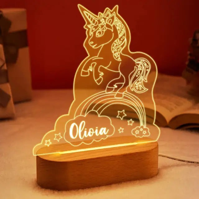 Personalized Children Name Lamp