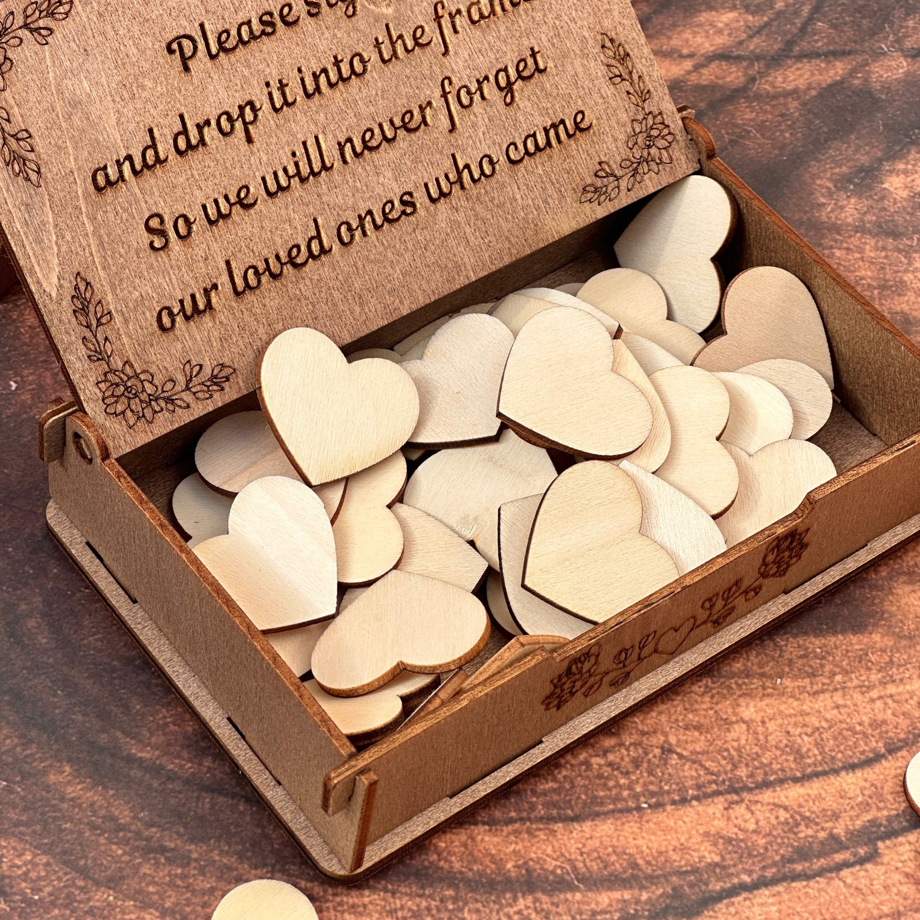 100 Additional Wooden Hearts