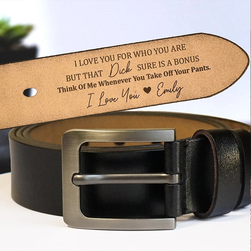 Custom Engraved Belt