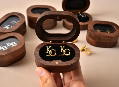 Initials cufflinks (Buy 2 Get 3)