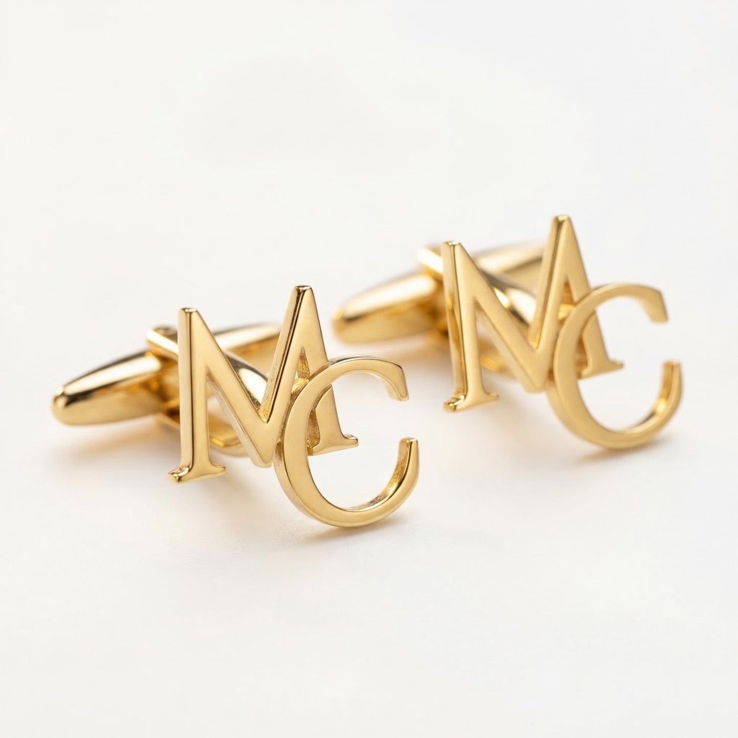 Boutons de manchette initiales