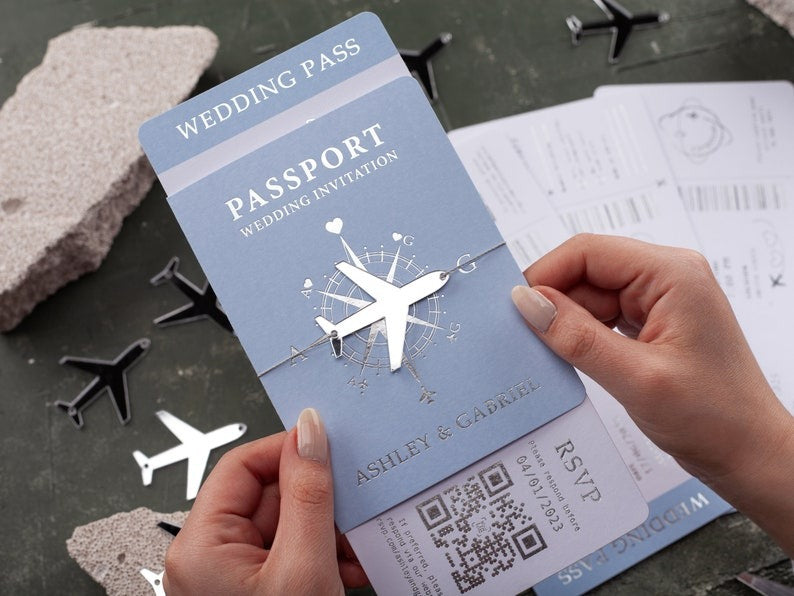 Passport Wedding Invitations