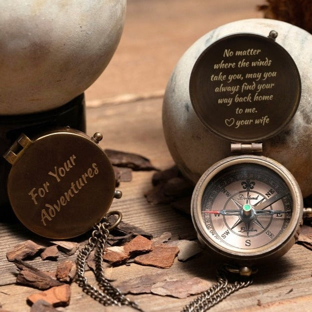 Custom Engraved Compass