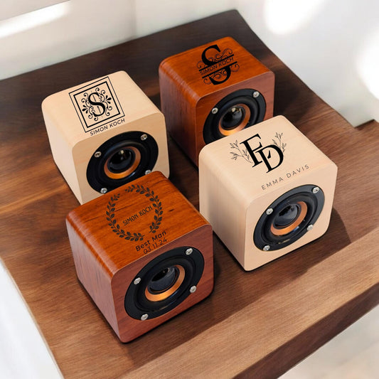 Custom Engraved Wood Bluetooth Speaker