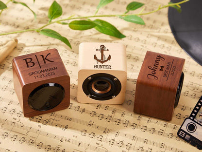 Custom Engraved Wood Bluetooth Speaker