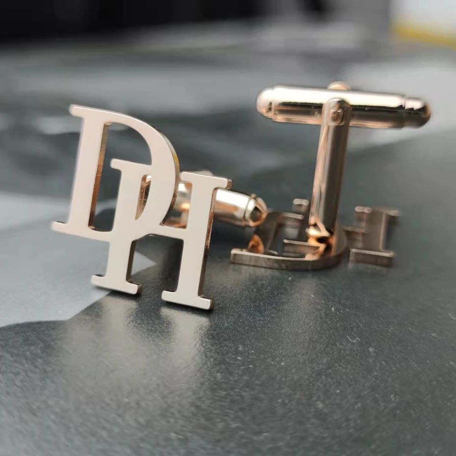 Initials cufflinks