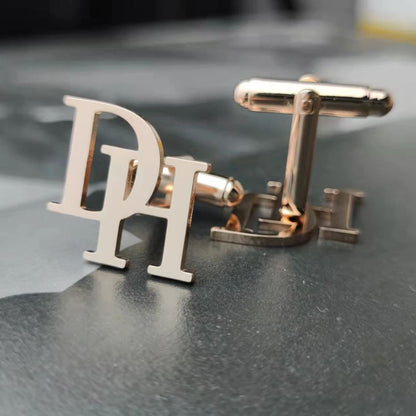 Initials cufflinks