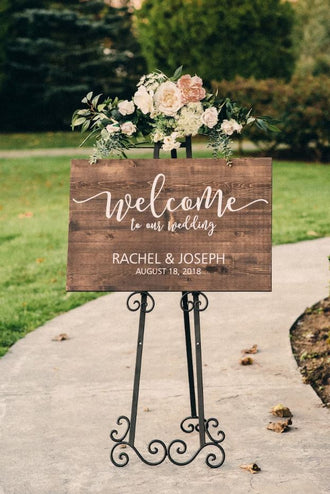 Wedding Welcome Sign