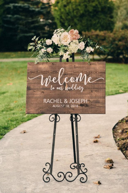 Wedding Welcome Sign