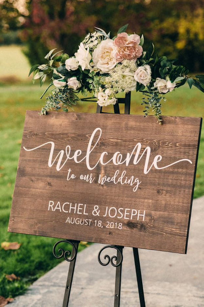 Wedding Welcome Sign