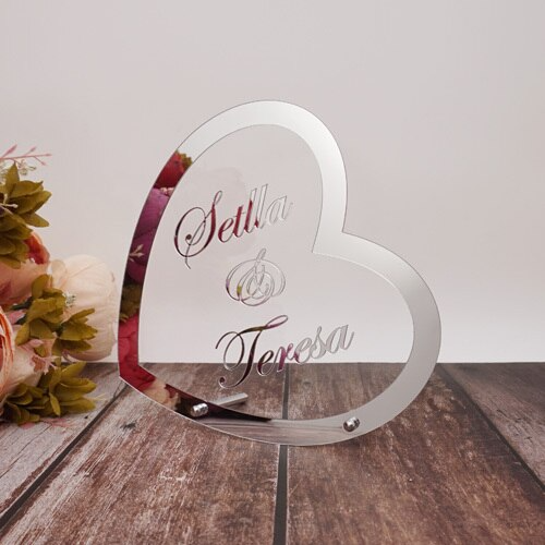 Mirror Names Centerpiece