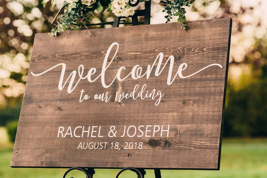 Wedding Welcome Sign