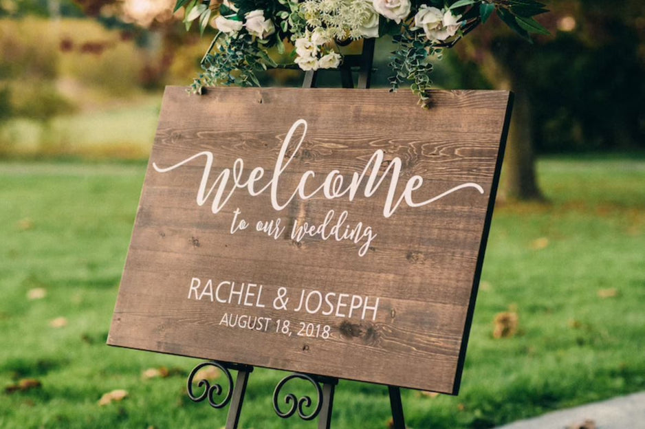 Wedding Welcome Sign