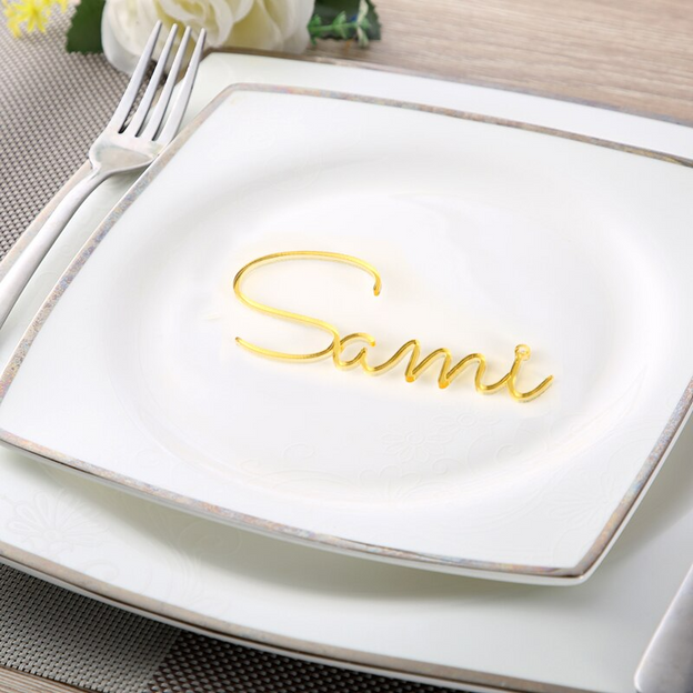 Wedding Table Placecards - Fine cursive