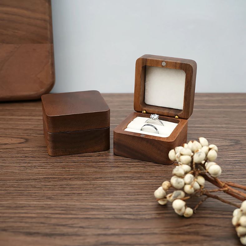 Wedding Wooden Ring Box