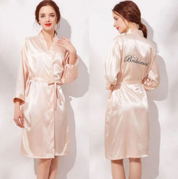 Bride and bridesmaid Robe