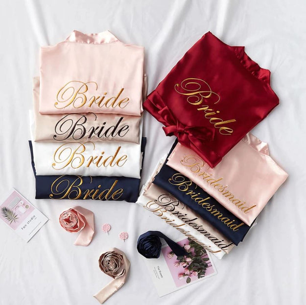 Bride and bridesmaid Robe