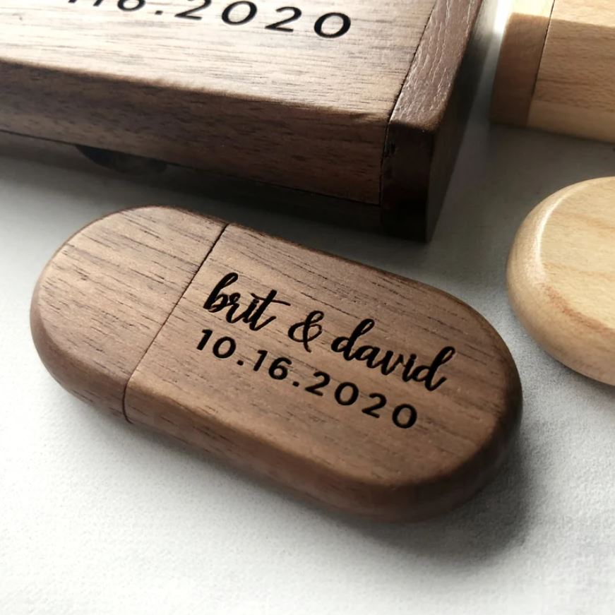 Wooden USB Flash Drive Stick