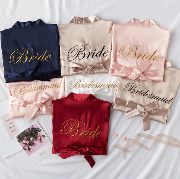 Bride and bridesmaid Robe