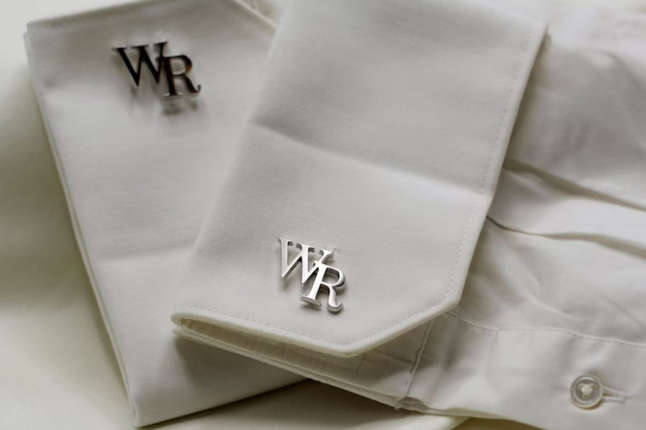 Initials cufflinks