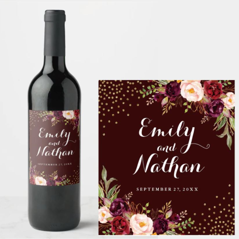 Personalized Wine Bottle Labels