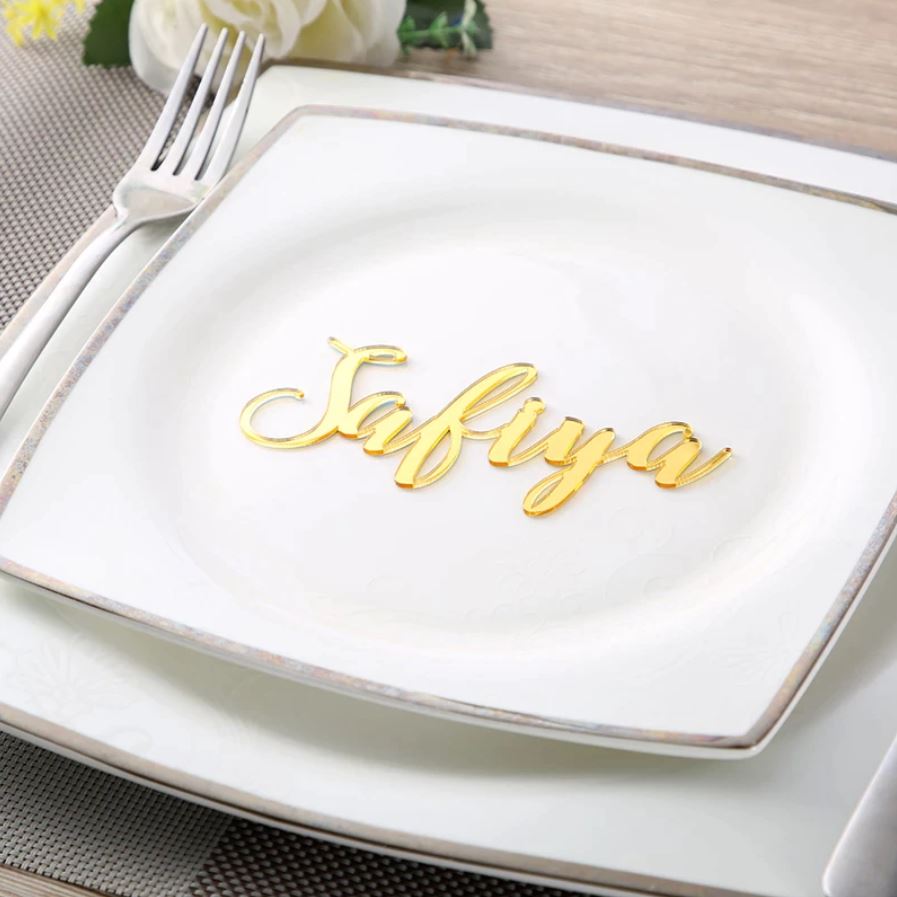 Wedding Table Place cards - Calligraphic