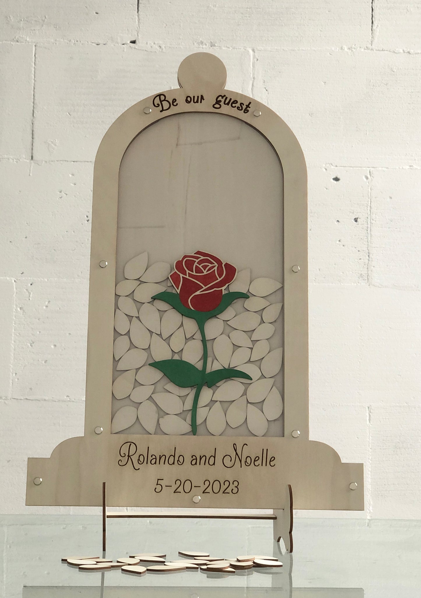 Rose Guest Book - 120 leaves