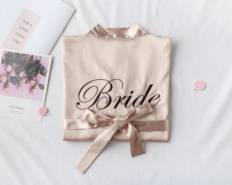 Bride and bridesmaid Robe