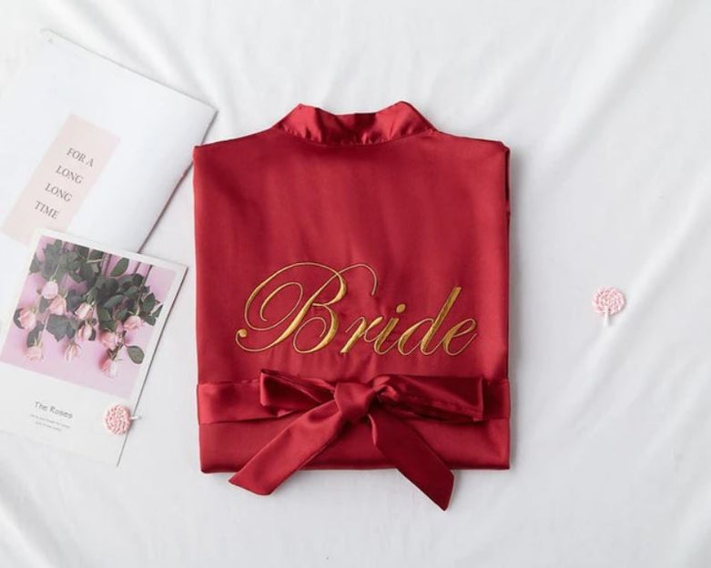 Bride and bridesmaid Robe