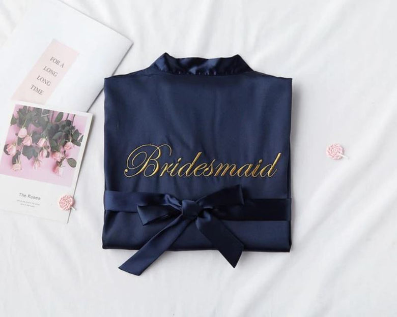 Bride and bridesmaid Robe