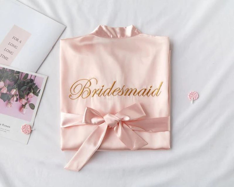 Bride and bridesmaid Robe