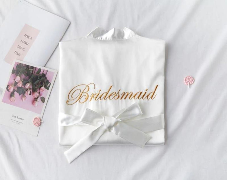 Bride and bridesmaid Robe