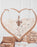 Wooden Heart Wedding Guest Book + FREE ring box