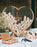 Wooden Heart Wedding Guest Book + FREE ring box